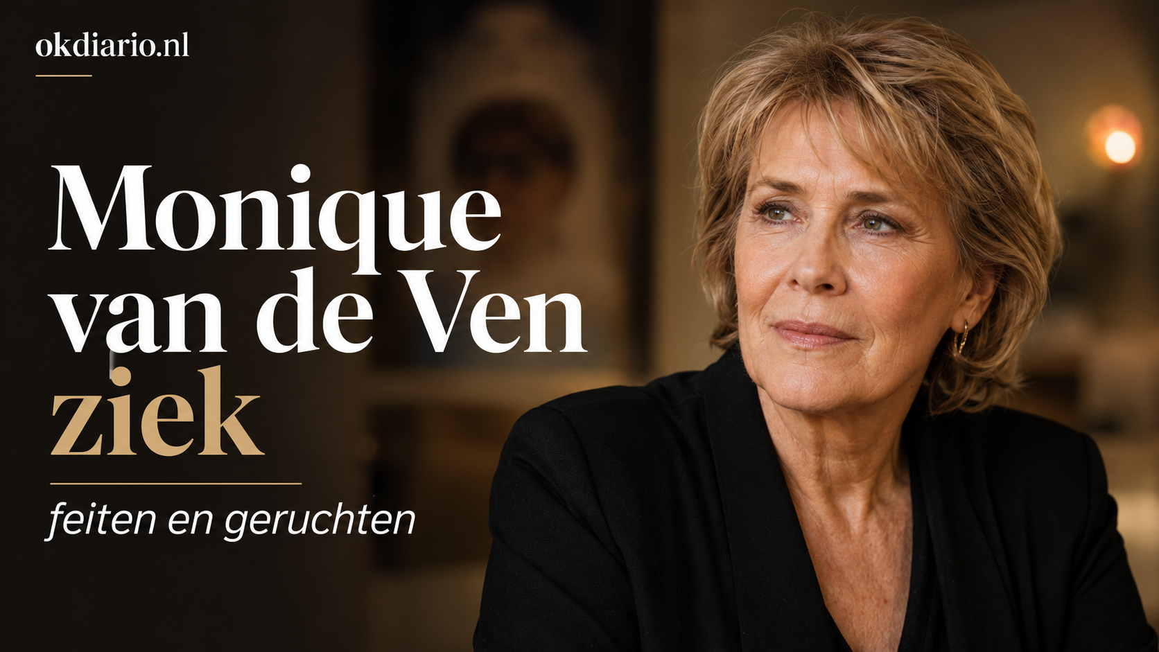 Monique van de Ven ziek